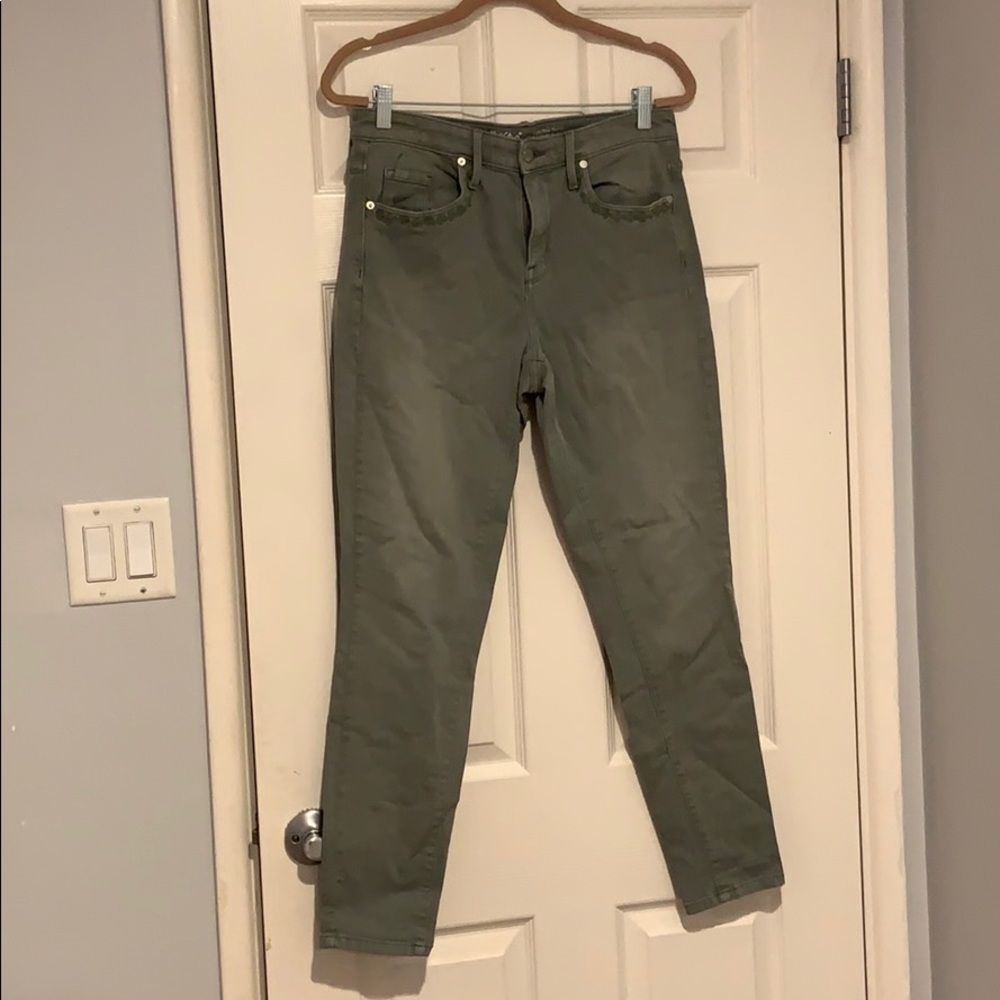 Army Green Skinny Jeans